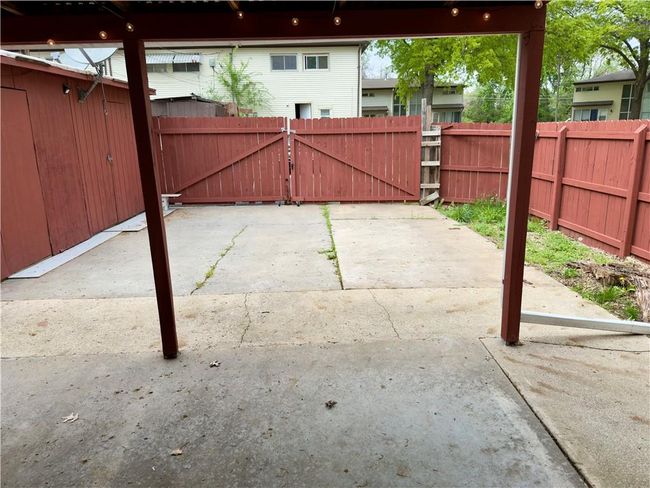 View of patio / terrace with fence and a gate | Image 27