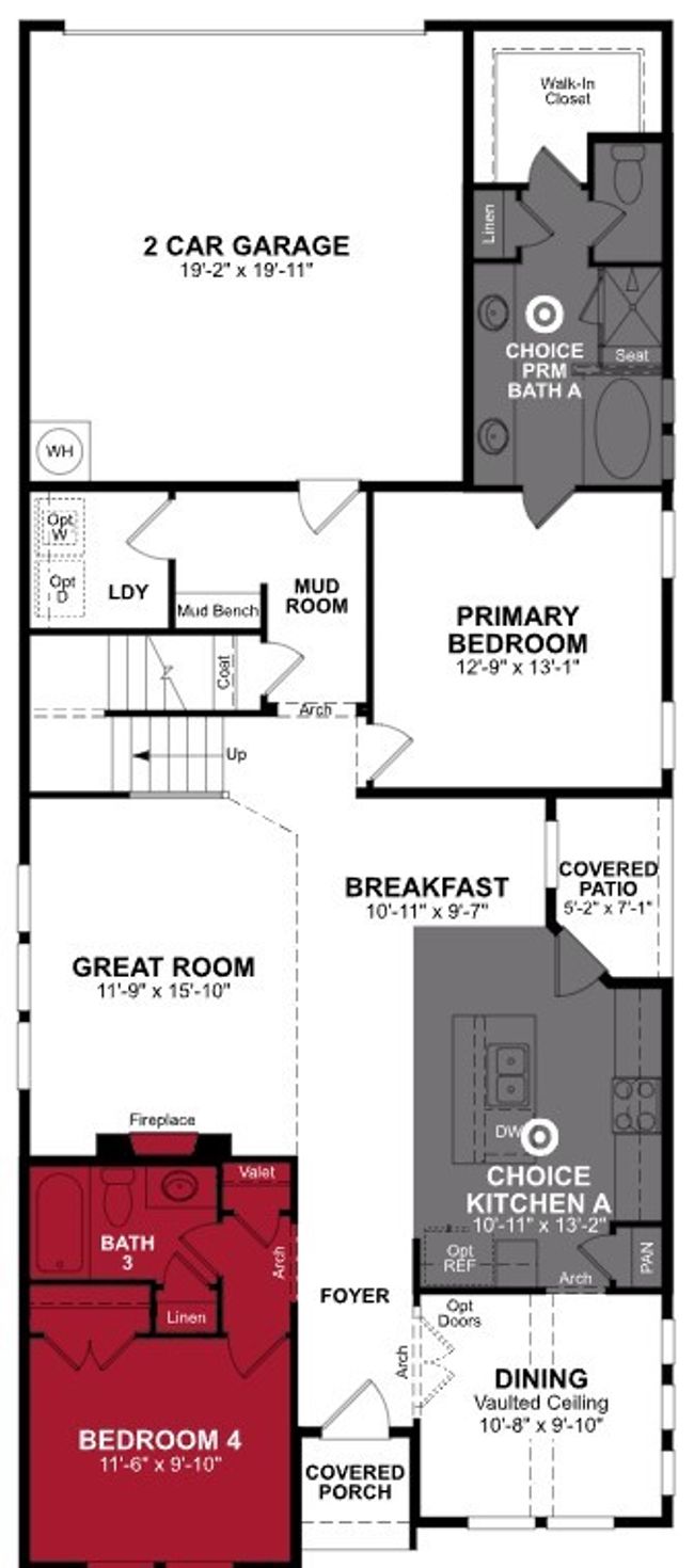 Beazer Homes Treeline Alpine floorplan. | Image 10
