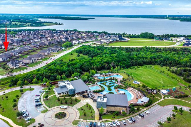 Aerial overview of property's location featuring a large body of water and a pool | Image 40
