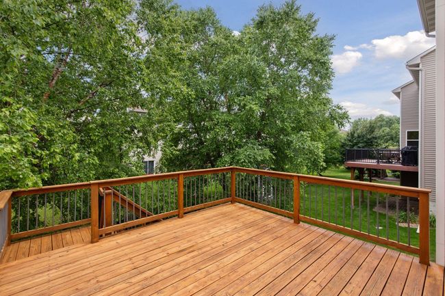 The newly stained deck has an eastern exposure | Image 5