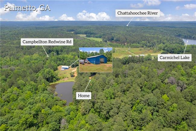 6160 Campbellton Redwine Rd, House other with 2 bedrooms, 1 bathrooms and null parking in Chattahoochee Hills GA | Image 16