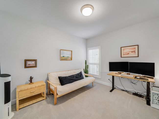 Office area featuring carpet flooring and water heater | Image 18