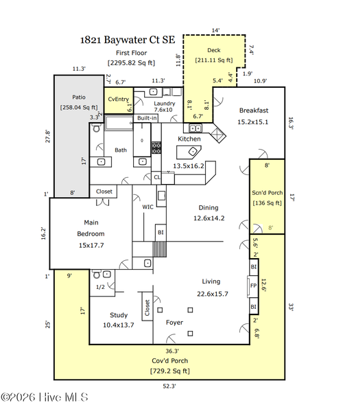1821 Baywater Ct Se, Bolivia, NC, 28422-8085 | Card Image