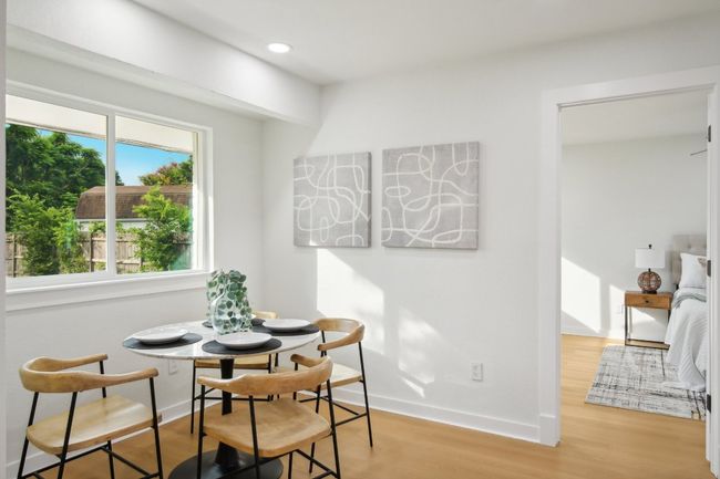 Dining space with recessed lighting, baseboards, and wood finished floors | Image 8