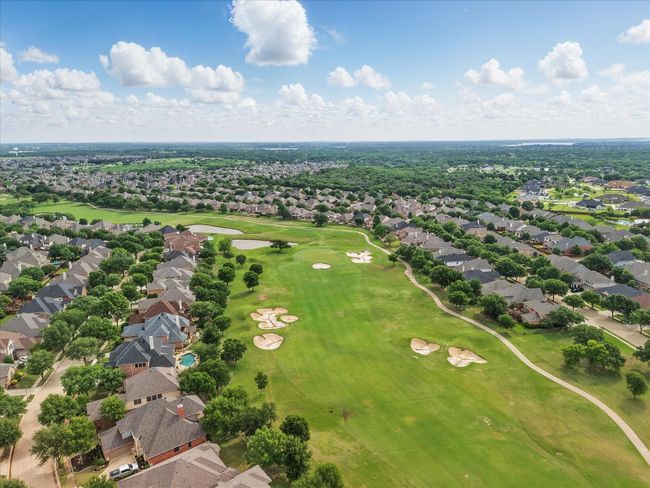Aerial perspective of suburban area with a local golf course | Image 39