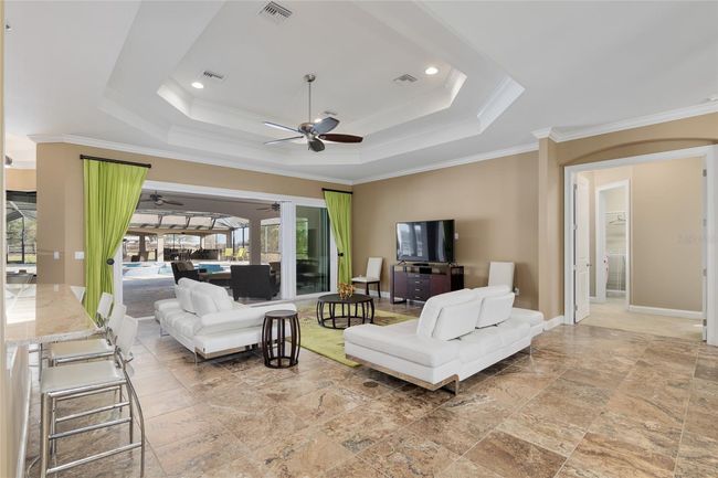 Seamless transition from living room to outside pool and entertaining area -- great for parties!! | Image 30
