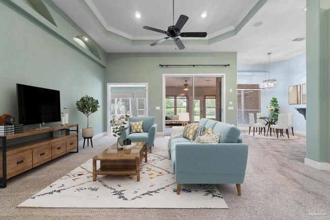 7008 Turnberry Cir, House other with 4 bedrooms, 2 bathrooms and 3 parking in Navarre FL | Image 4