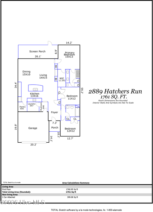 2889 Hatchers Run, Leland, NC, 28451-2054 | Card Image