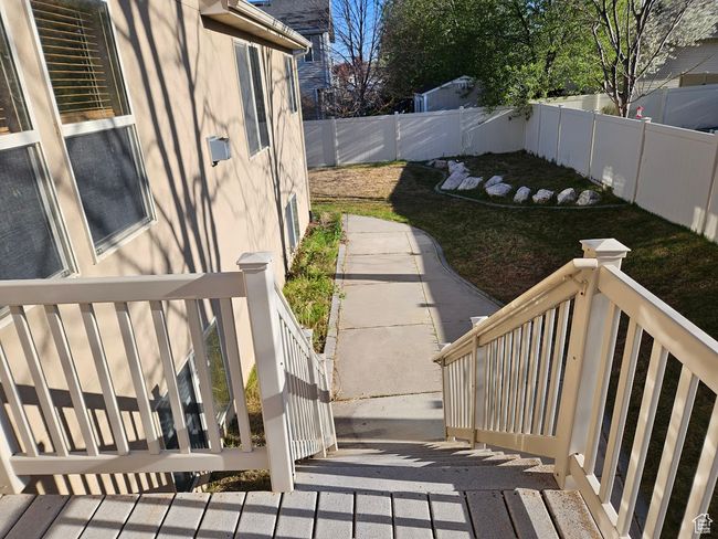 Exterior space with a fenced backyard | Image 86