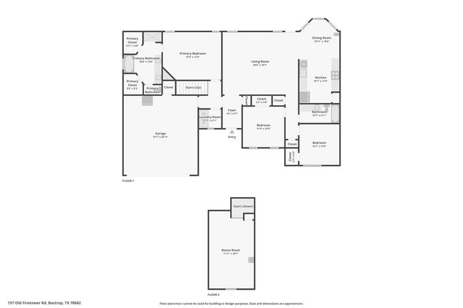 157 Old Firetower Rd, House other with 3 bedrooms, 2 bathrooms and null parking in Bastrop TX | Image 40