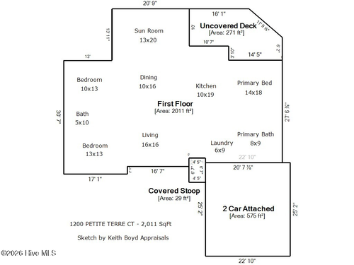 1200 Petite Terre Ct, New Bern, NC, 28560-9704 | Card Image