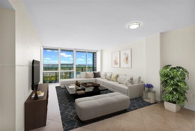 1910 - 600 Ne 36th St, Condo with 2 bedrooms, 1 bathrooms and null parking in Miami FL | Image 2