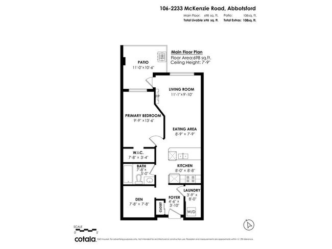 106 - 2233 Mckenzie Road, Condo with 1 bedrooms, 1 bathrooms and 1 parking in Abbotsford BC | Image 35