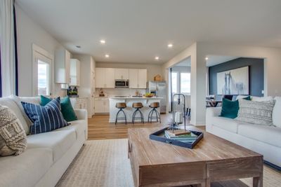 Elegant kitchen open to great room and separate dining space! | Image 3