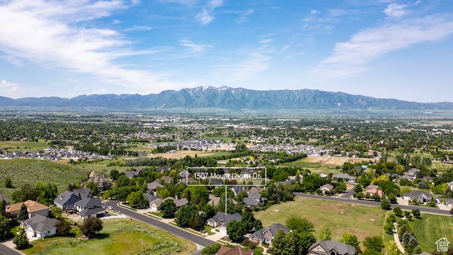 Aerial perspective of suburban area with a mountain backdrop | Image 45