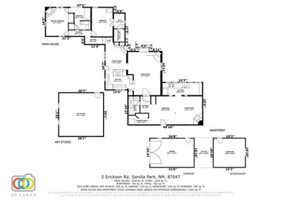 5 Erickson Road, House other with 3 bedrooms, 1 bathrooms and 5 parking in Sandia Park NM | Image 2