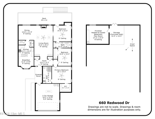 660 Redwood Dr, Southern Pines, NC, 28387-6161 | Card Image