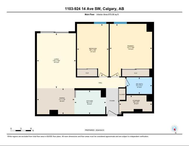 1103 - 924 14 Avenue Sw, Home with 2 bedrooms, 1 bathrooms and 1 parking in Calgary AB | Image 31