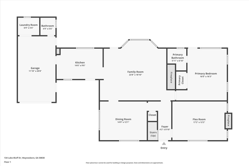 134 Lake Bluff Drive, Waynesboro, GA, 30830 | Card Image