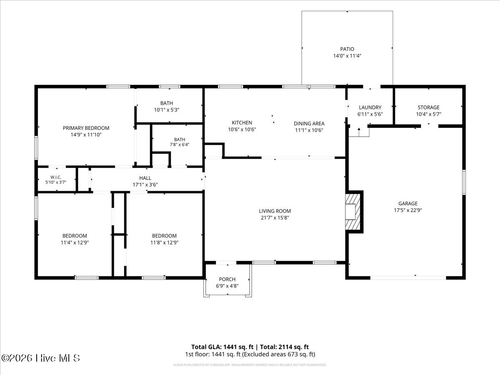 2565 Irvin Dr, Kinston, NC, 28504-7126 | Card Image