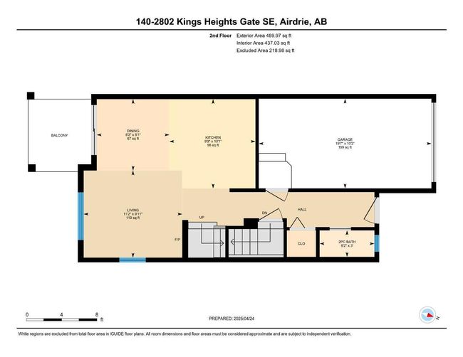 140 - 2802 Kings Heights Gate Se, Townhouse with 3 bedrooms, 4 bathrooms and 2 parking in Airdrie AB | Image 31