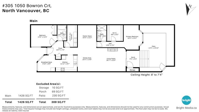 305 - 1050 Bowron Crt, Condo with 2 bedrooms, 2 bathrooms and 1 parking in North Vancouver BC | Image 36
