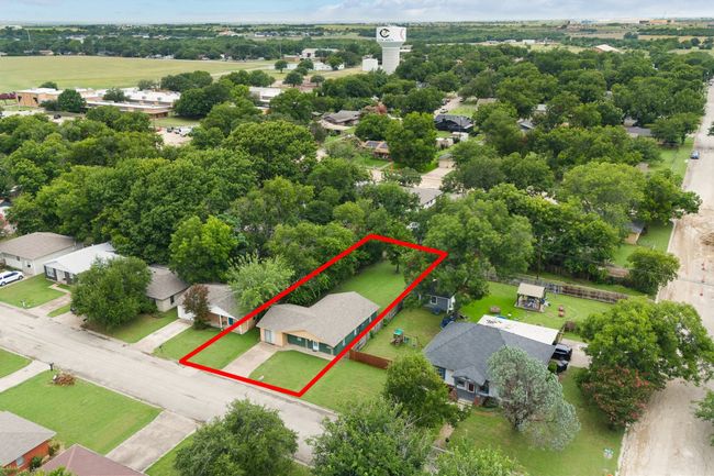 Aerial view of residential area with property boundaries highlighted | Image 24