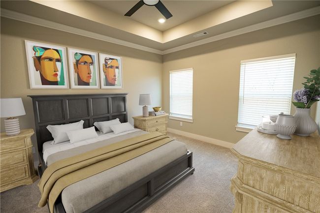 Digitally Staged Primary Bedroom | Image 16