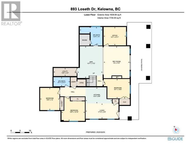 893 Loseth Dr, House other with 6 bedrooms, 4 bathrooms and 4 parking in Kelowna BC | Image 72