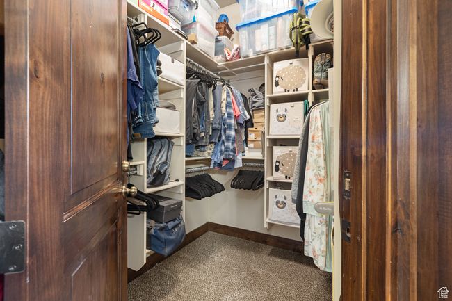 Spacious closet featuring carpet floors | Image 18