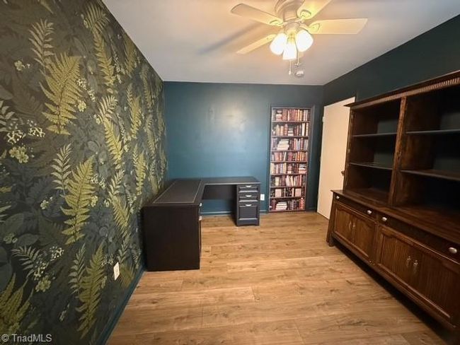 Bookcase Murial Leads To Closet | Image 17