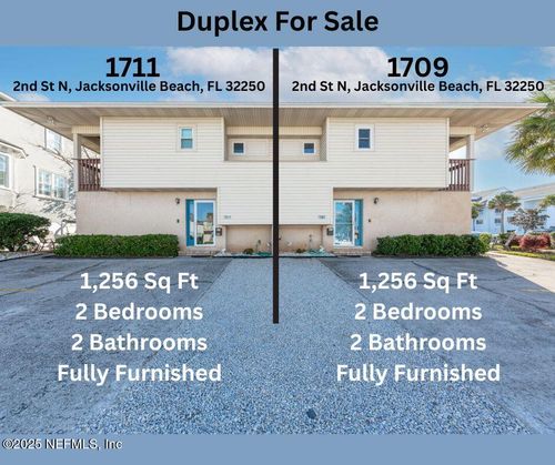 1709 2nd St N, Jacksonville Beach, FL, 32250-7419 | Card Image