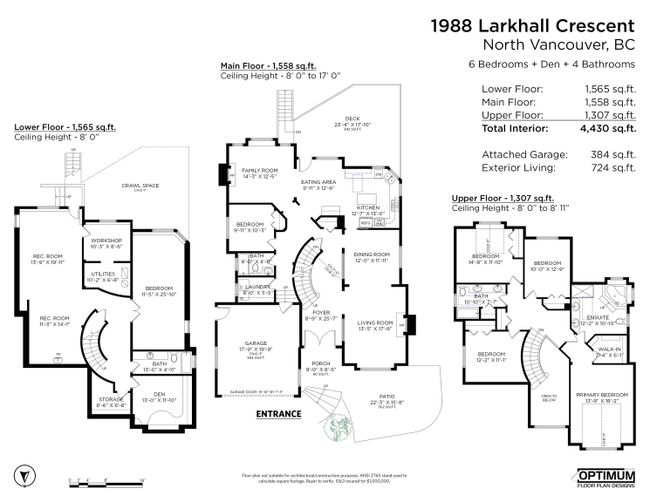 1988 Larkhall Crescent, House other with 6 bedrooms, 4 bathrooms and 4 parking in North Vancouver BC | Image 37