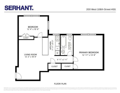 3g-200 W 108th St, New York, NY, 10025-2947 | Card Image
