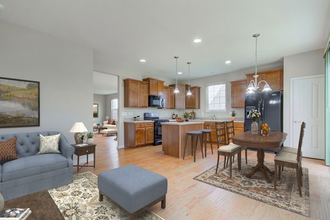 hearth / breakfast room view to kitchen | Image 21