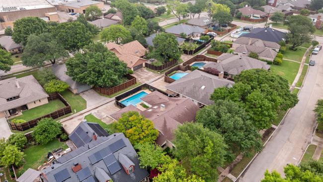 Aerial perspective of suburban area with a pool | Image 31
