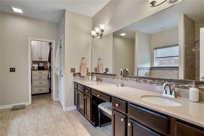Master bath the double vanity, separate shower | Image 18
