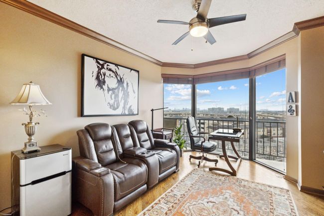 Secondary bedroom used as a media room!! Incredible city views!! | Image 16