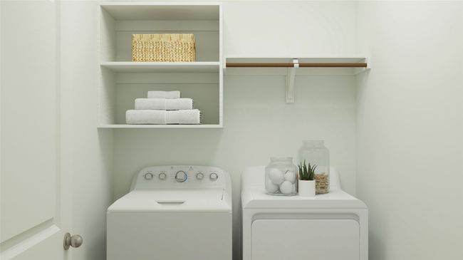 Laundry room featuring washer and clothes dryer | Image 9