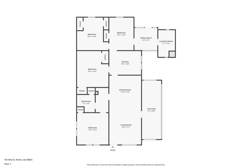 102 Ellis St, Wrens, GA, 30833-1007 | Card Image