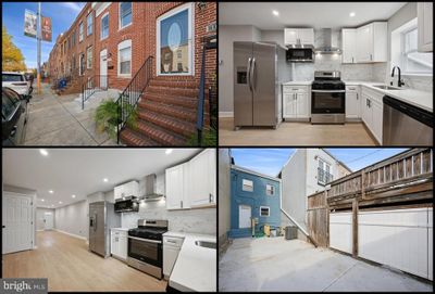 1155 Washington Boulevard, Townhouse with 3 bedrooms, 3 bathrooms and null parking in BALTIMORE MD | Image 1