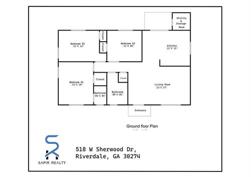 518 W Sherwood Dr, Riverdale, GA, 30274-2434 | Card Image