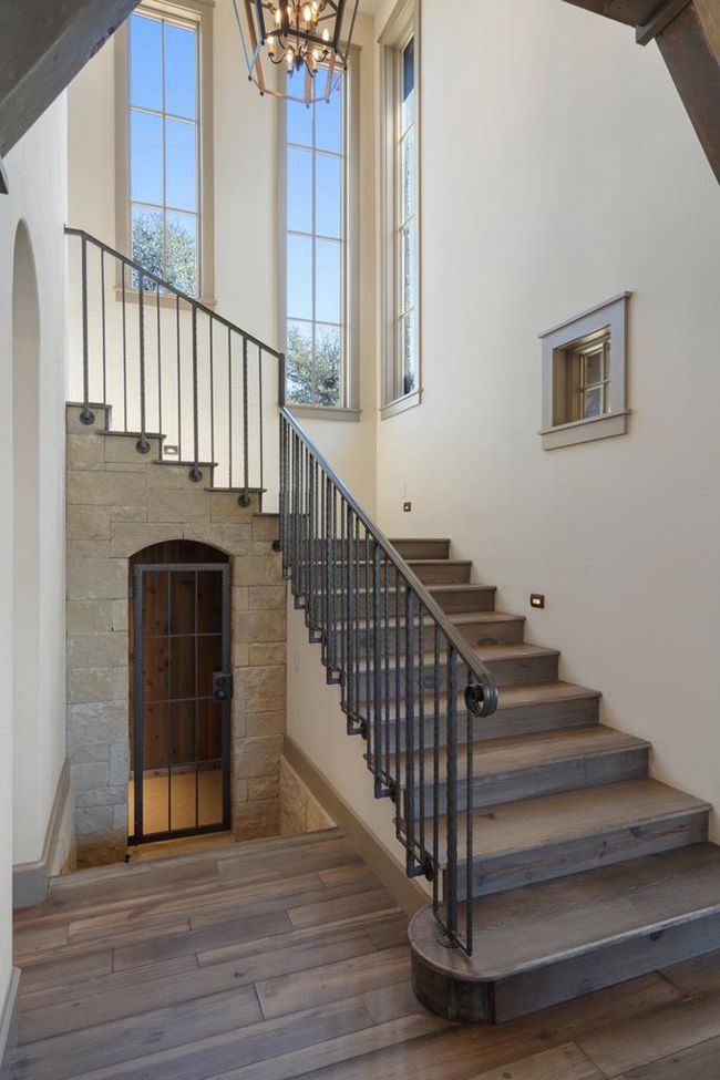 Stairs with custom wrought iron railing | Image 32