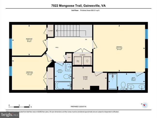 7022 Mongoose Trl, Townhouse with 3 bedrooms, 4 bathrooms and null parking in GAINESVILLE VA | Image 32