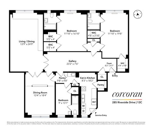 12c-285 Riverside Dr, New York, NY, 10025-5228 | Card Image