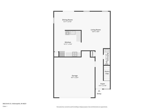 5822 Orth Cir, House other with 3 bedrooms, 3 bathrooms and null parking in Indianapolis IN | Image 43