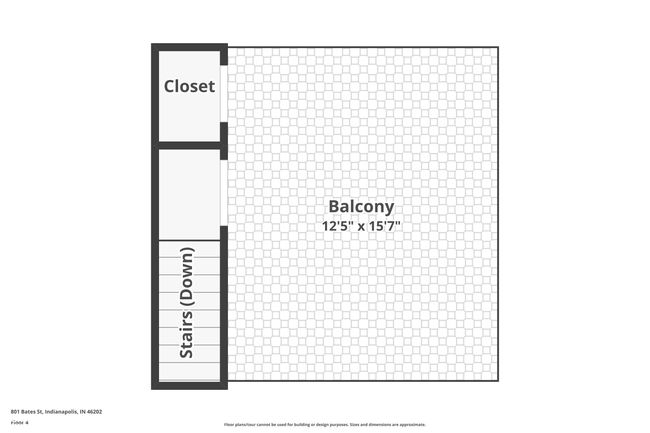 801 Bates St, Townhouse with 2 bedrooms, 3 bathrooms and null parking in Indianapolis IN | Image 29