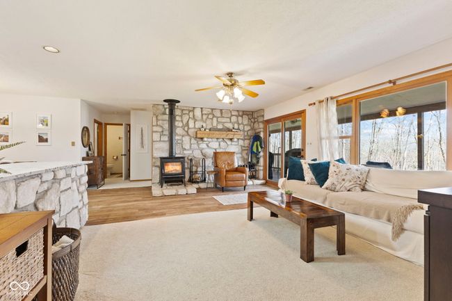 Enjoy a wood burning stove occasionally or use as a primary heat source. | Image 4