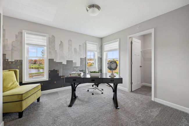 (Photo of decorated model, actual home's finishes will vary) Two secondary bedrooms are located on the second floor, just down the hall from the owner’s suite. | Image 18