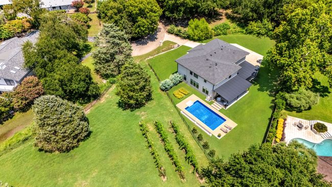 Drone / aerial view of pool and yard area | Image 38